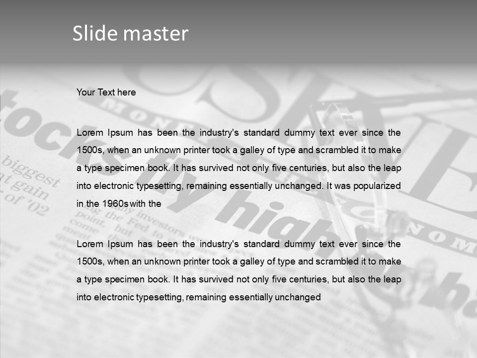 White Human Background PowerPoint Template