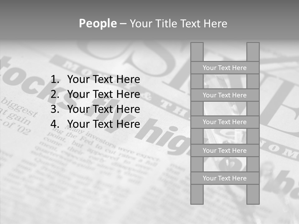 White Human Background PowerPoint Template