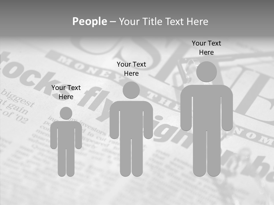 White Human Background PowerPoint Template