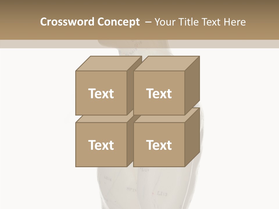 Elderly Hand Young PowerPoint Template