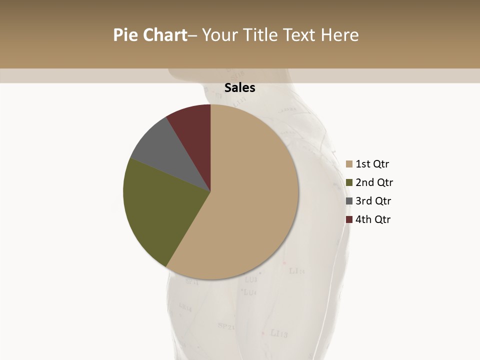 Elderly Hand Young PowerPoint Template