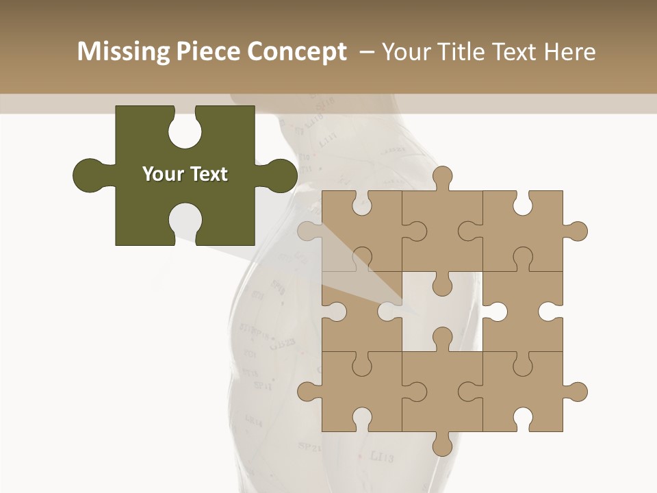 Elderly Hand Young PowerPoint Template