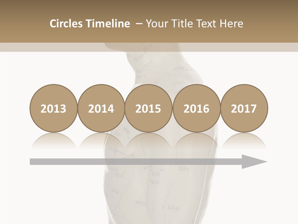 Elderly Hand Young PowerPoint Template