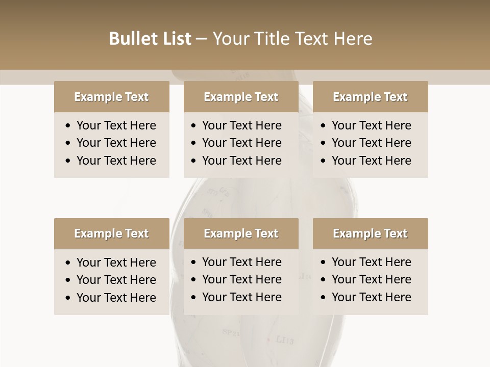 Elderly Hand Young PowerPoint Template