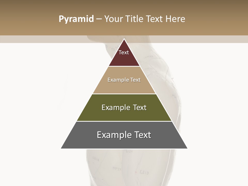 Elderly Hand Young PowerPoint Template