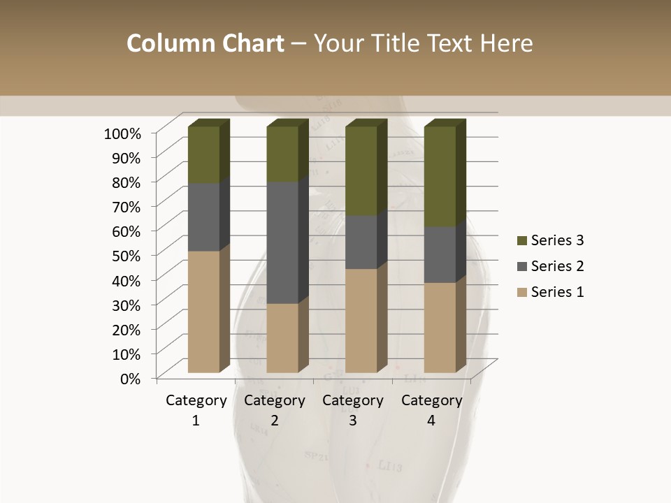 Elderly Hand Young PowerPoint Template