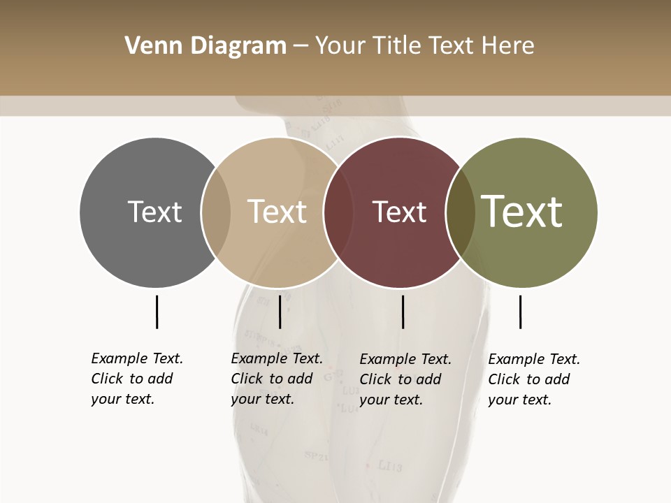 Elderly Hand Young PowerPoint Template