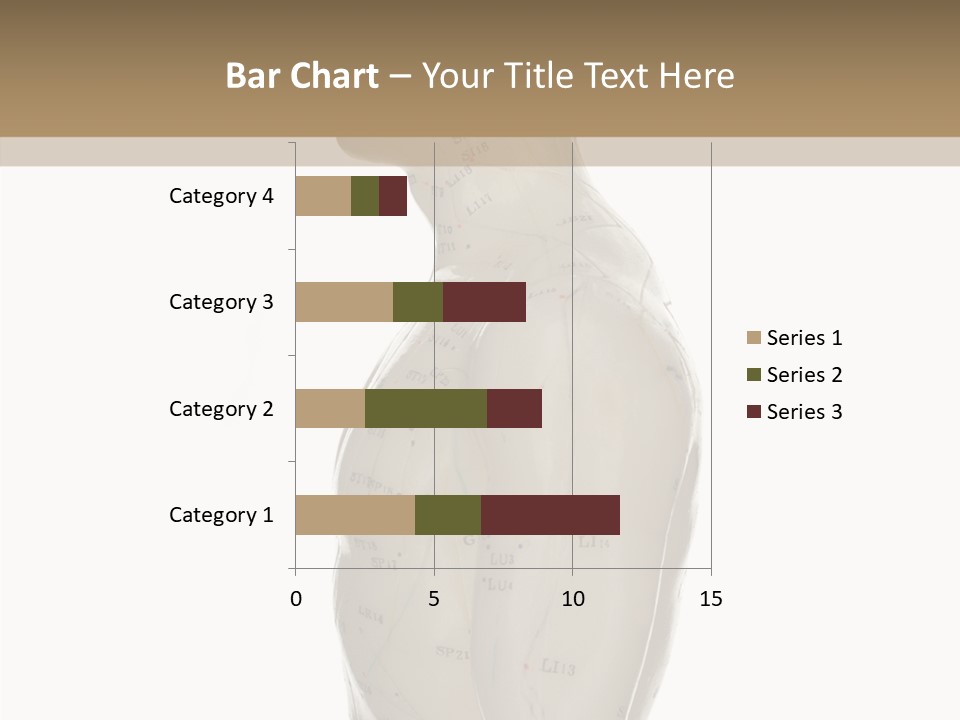 Elderly Hand Young PowerPoint Template