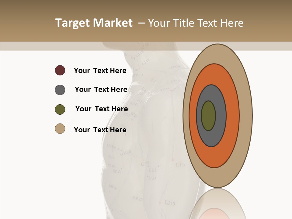 Elderly Hand Young PowerPoint Template