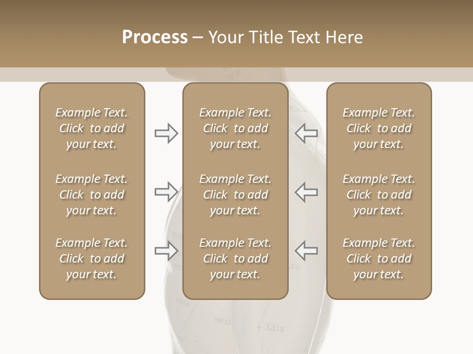 Elderly Hand Young PowerPoint Template