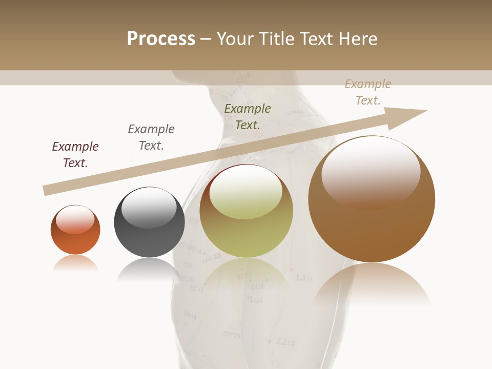 Elderly Hand Young PowerPoint Template