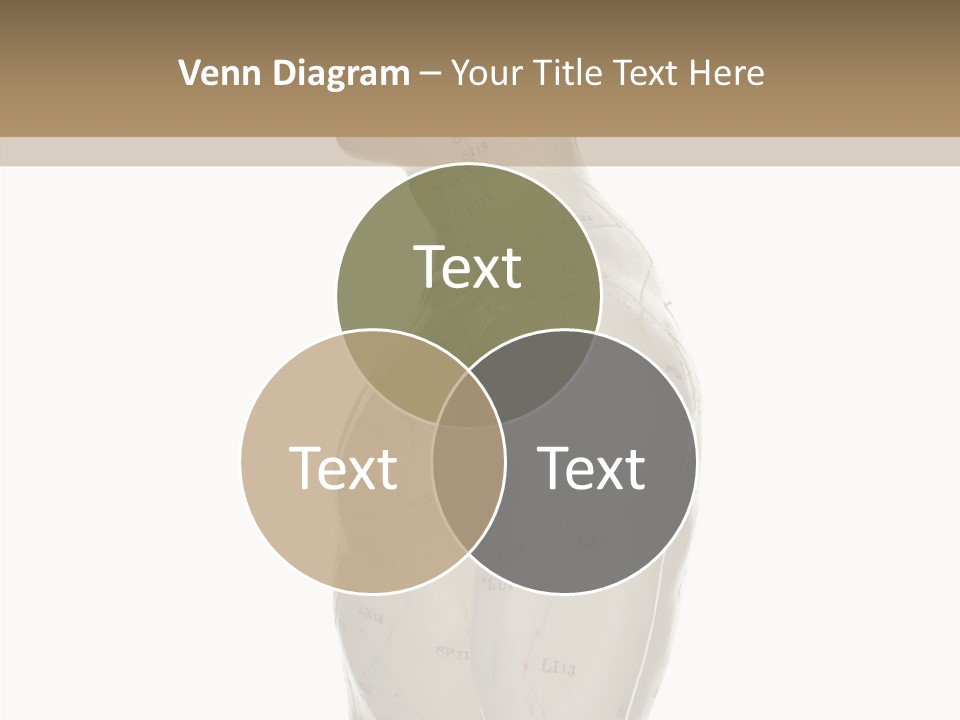 Elderly Hand Young PowerPoint Template