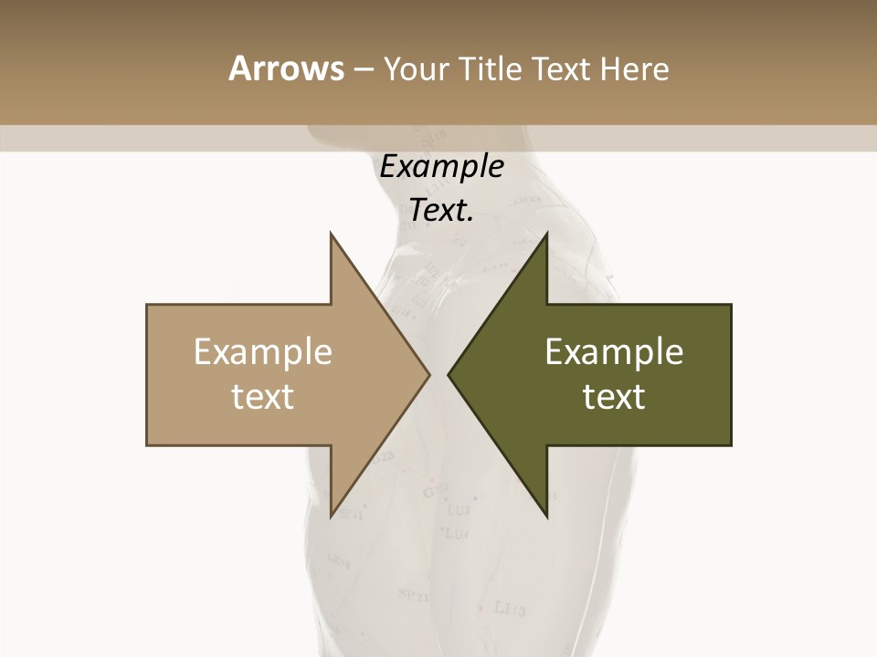 Elderly Hand Young PowerPoint Template