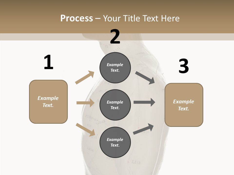 Elderly Hand Young PowerPoint Template