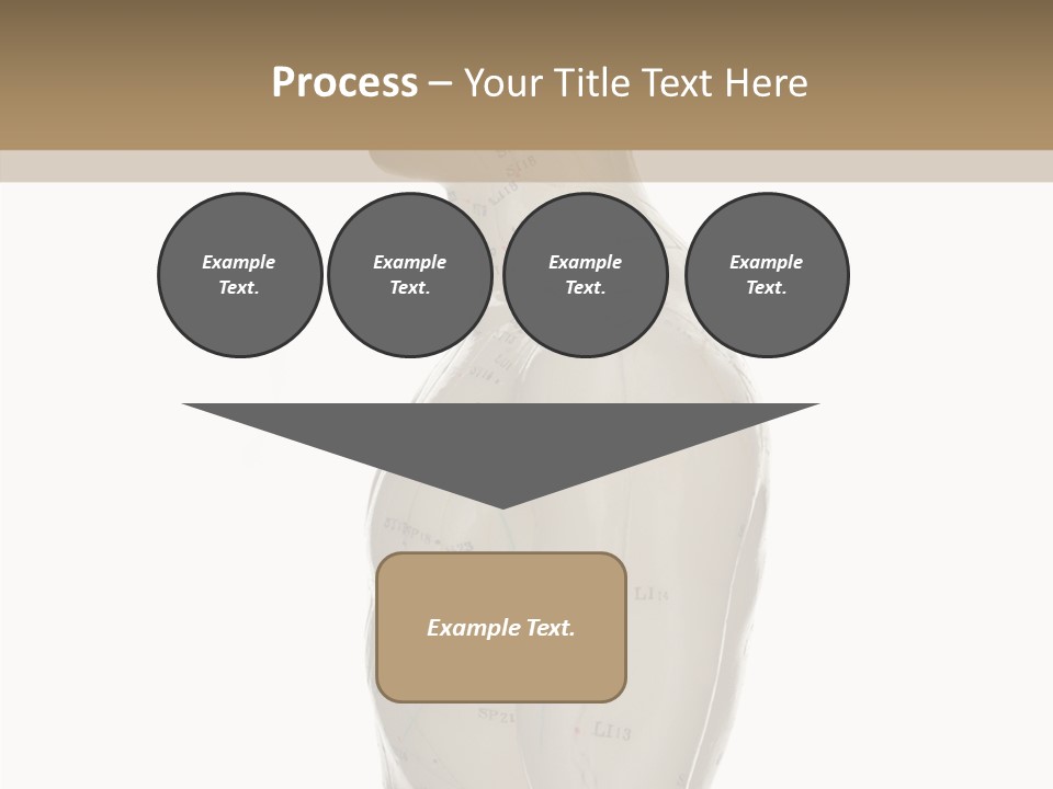 Elderly Hand Young PowerPoint Template