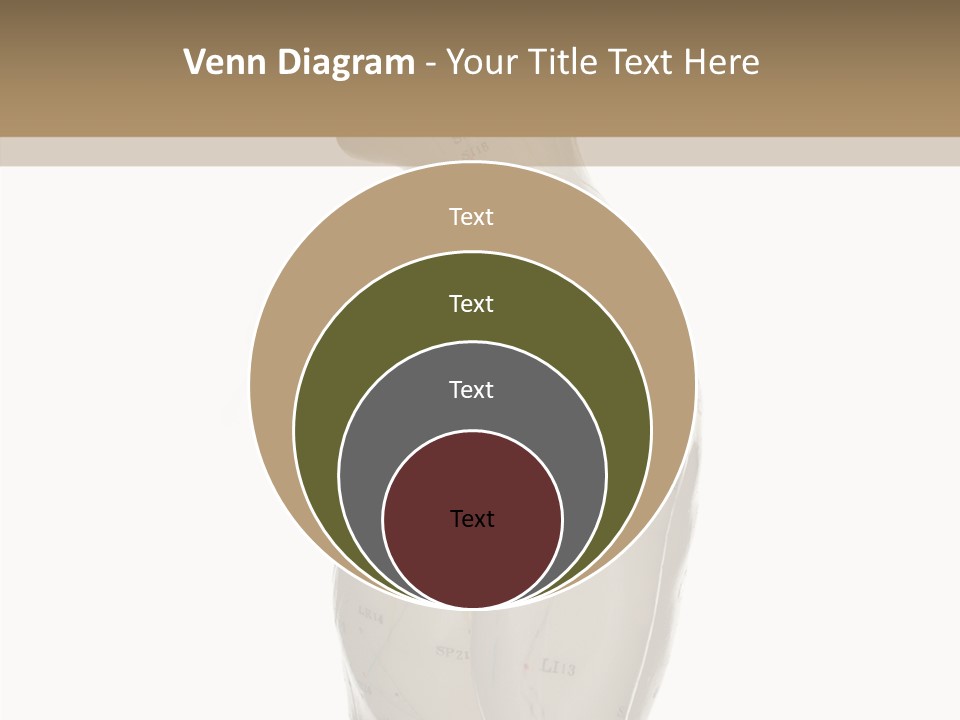 Elderly Hand Young PowerPoint Template