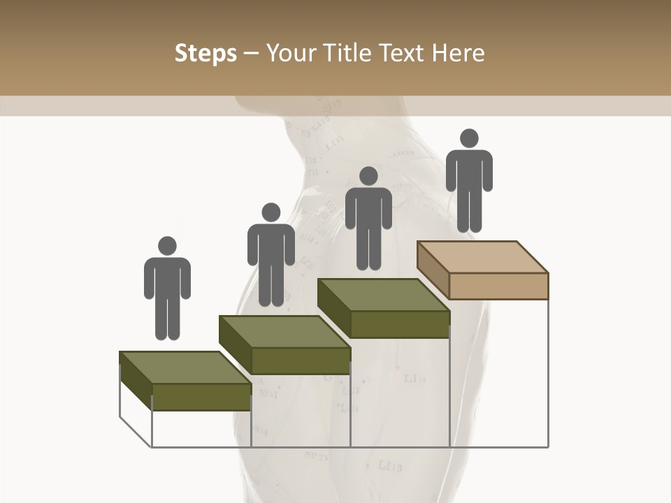 Elderly Hand Young PowerPoint Template