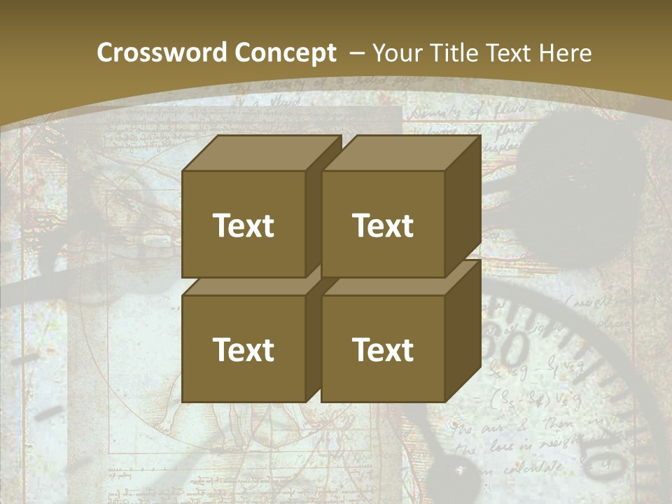 Young Senior Help PowerPoint Template
