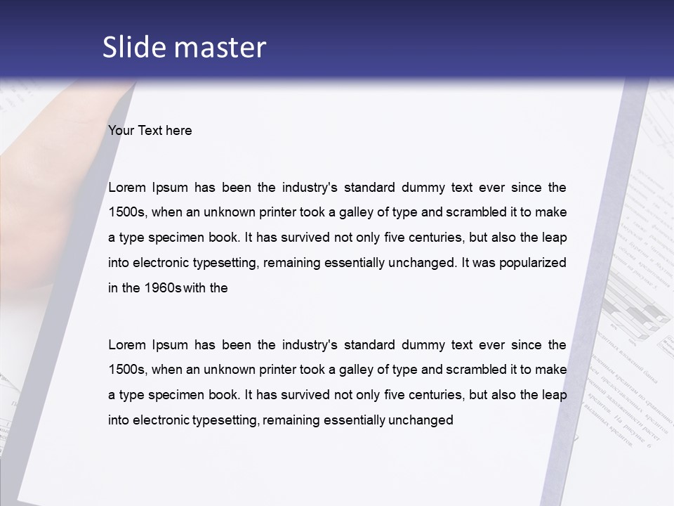 Aging Assist Close Up PowerPoint Template