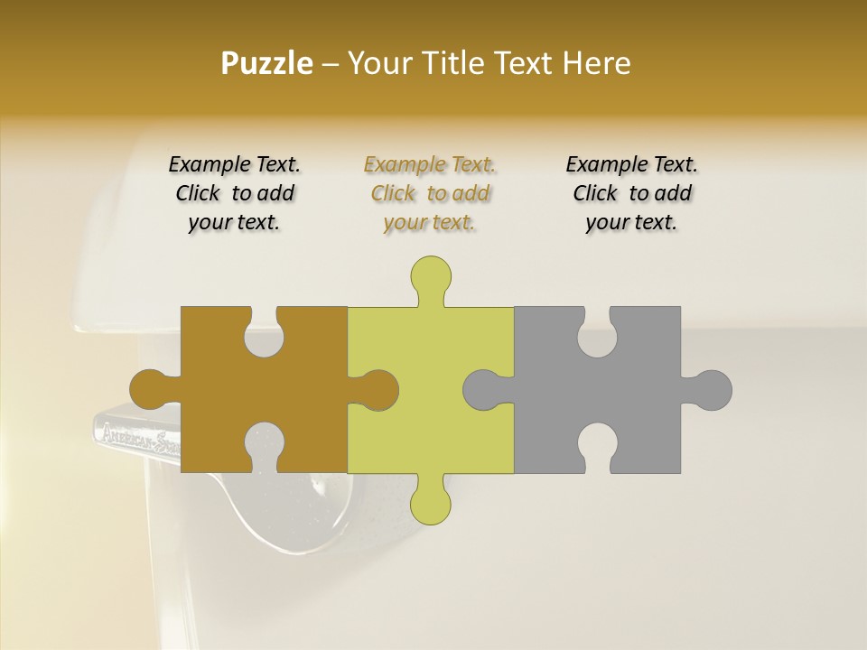 Senior  Touching White PowerPoint Template