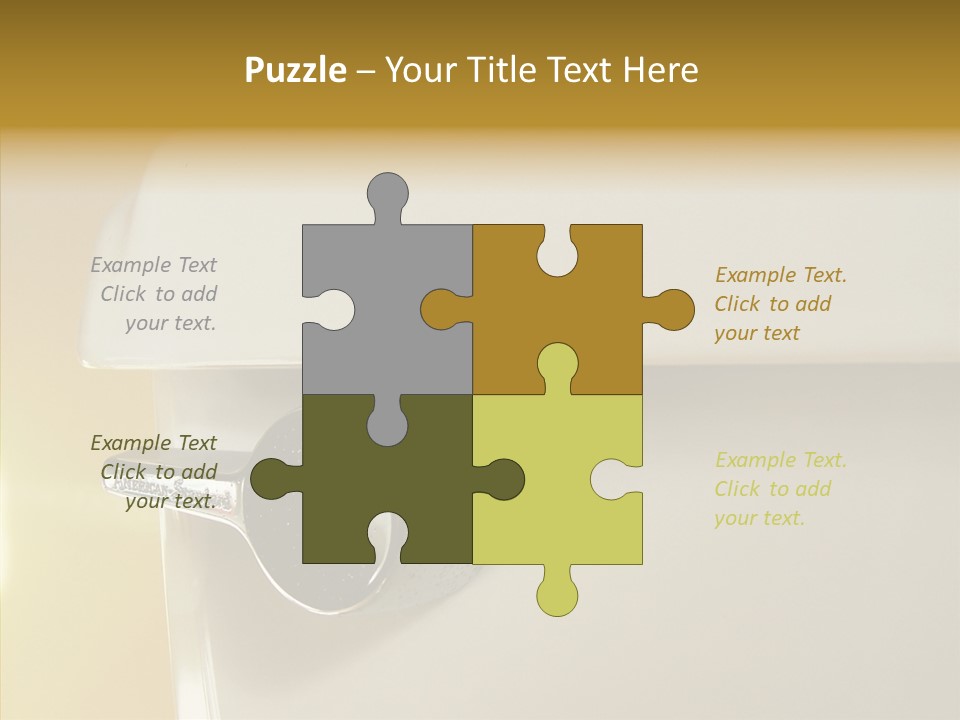 Senior  Touching White PowerPoint Template