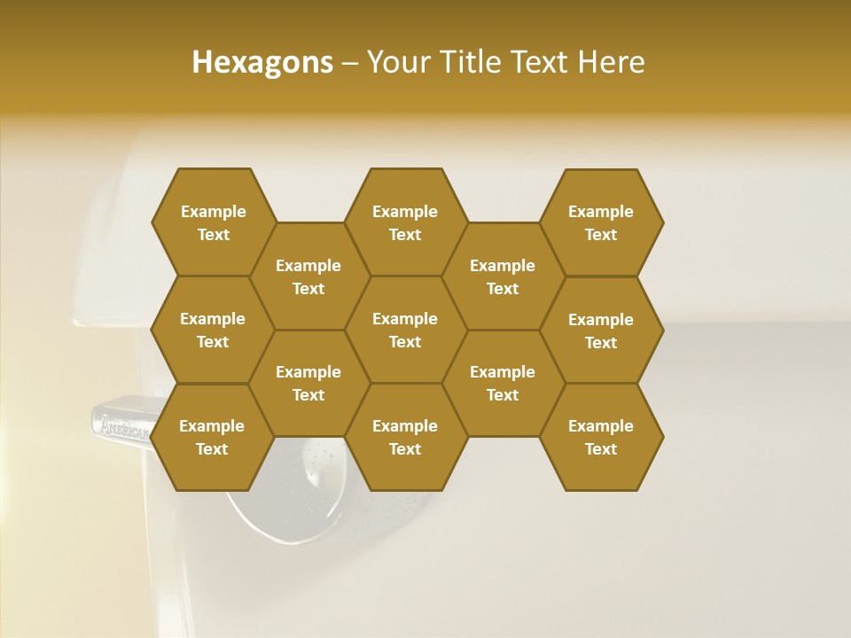 Senior  Touching White PowerPoint Template