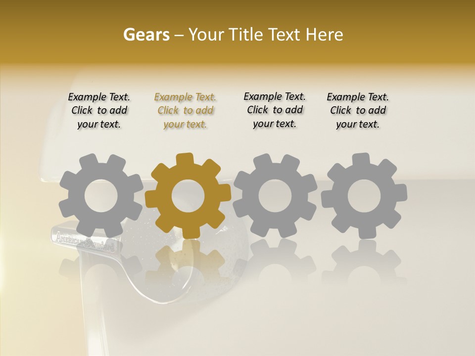 Senior  Touching White PowerPoint Template