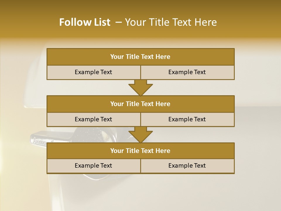 Senior  Touching White PowerPoint Template