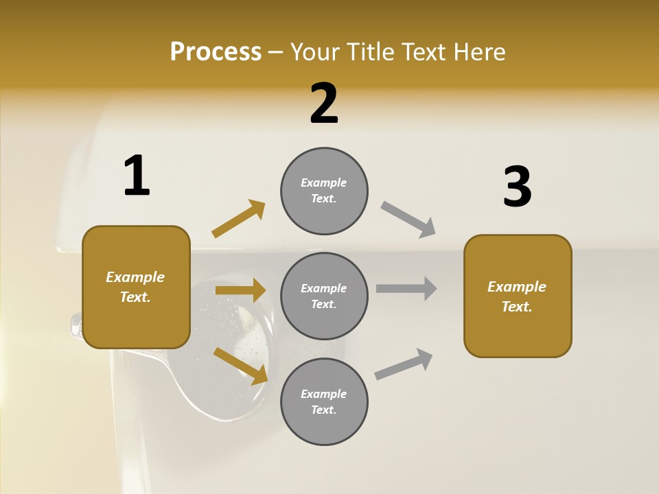Senior  Touching White PowerPoint Template