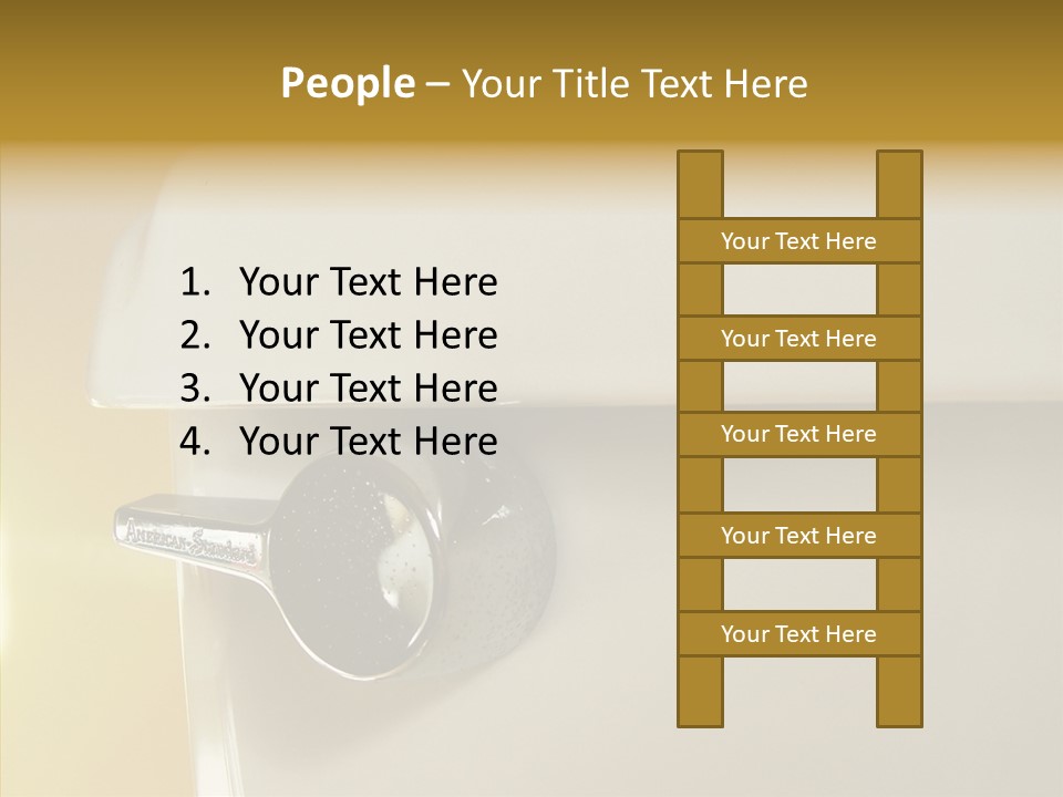 Senior  Touching White PowerPoint Template