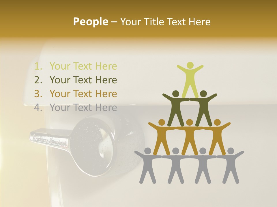 Senior  Touching White PowerPoint Template