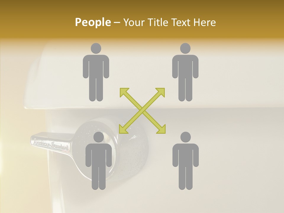 Senior  Touching White PowerPoint Template