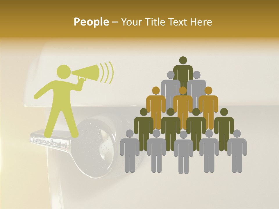 Senior  Touching White PowerPoint Template