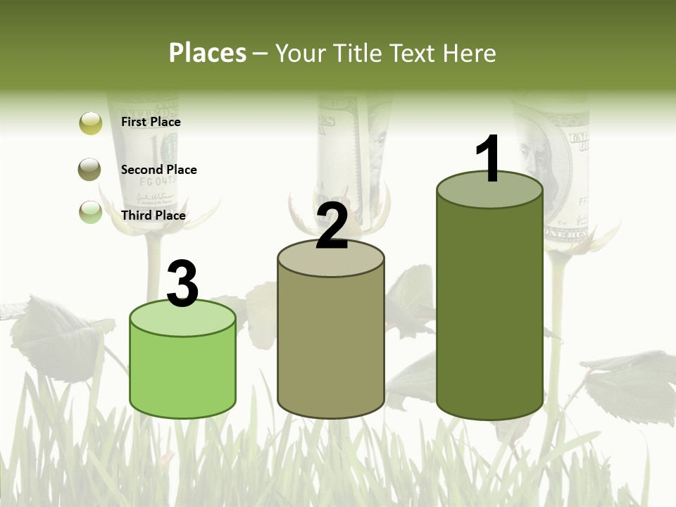 Senior  Background Holding Hands PowerPoint Template