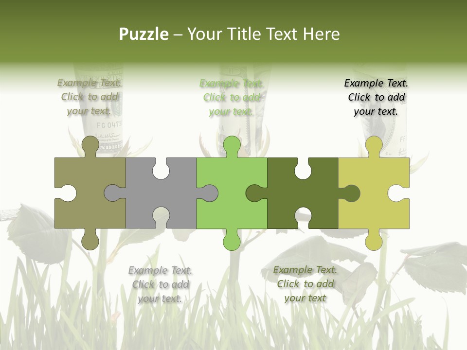 Senior  Background Holding Hands PowerPoint Template