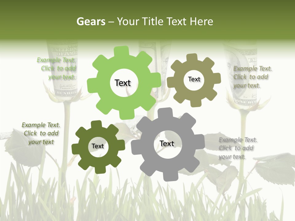 Senior  Background Holding Hands PowerPoint Template