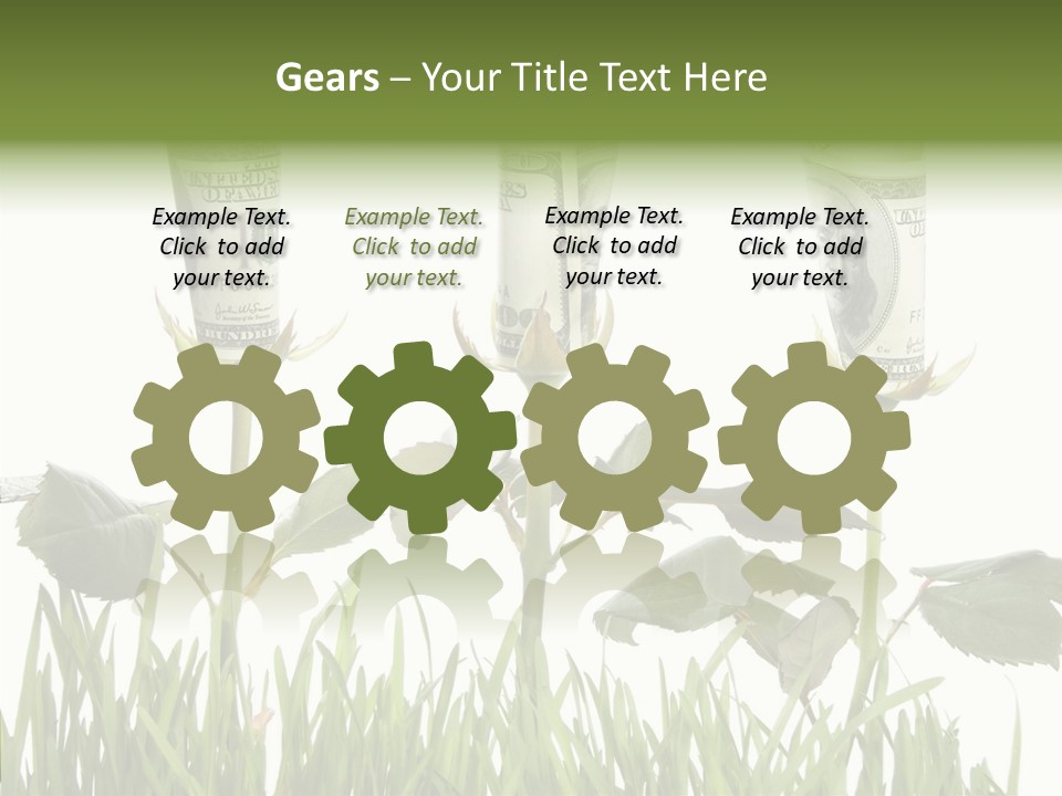 Senior  Background Holding Hands PowerPoint Template