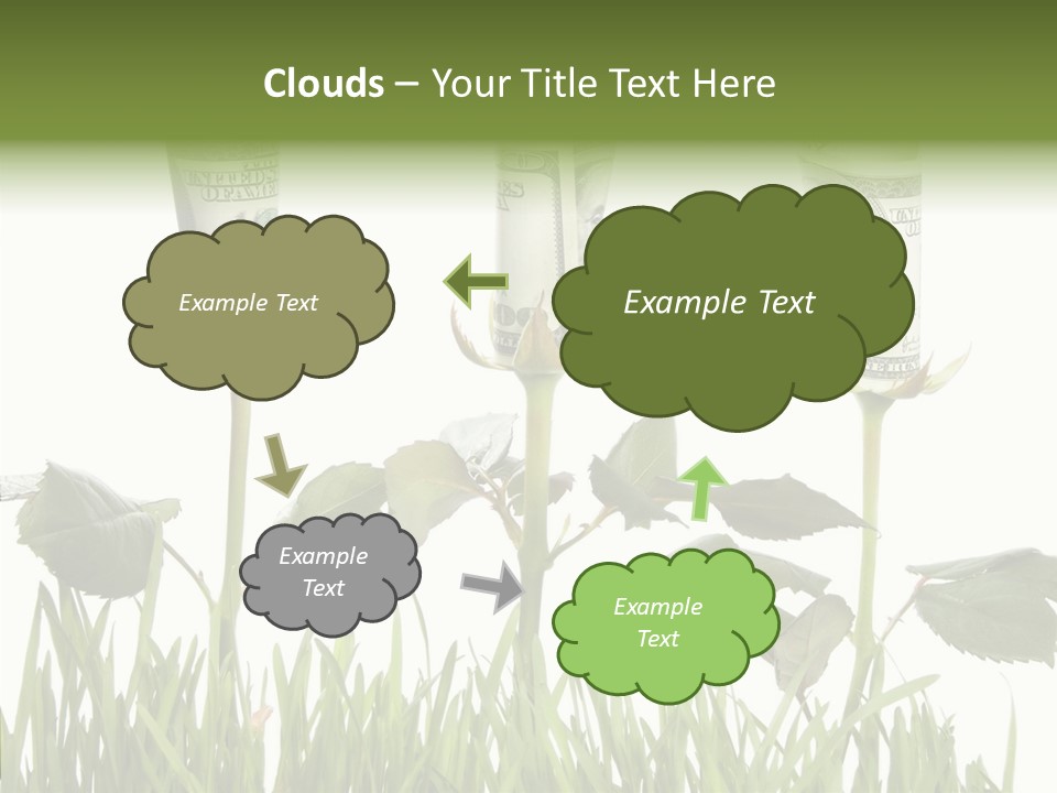 Senior  Background Holding Hands PowerPoint Template