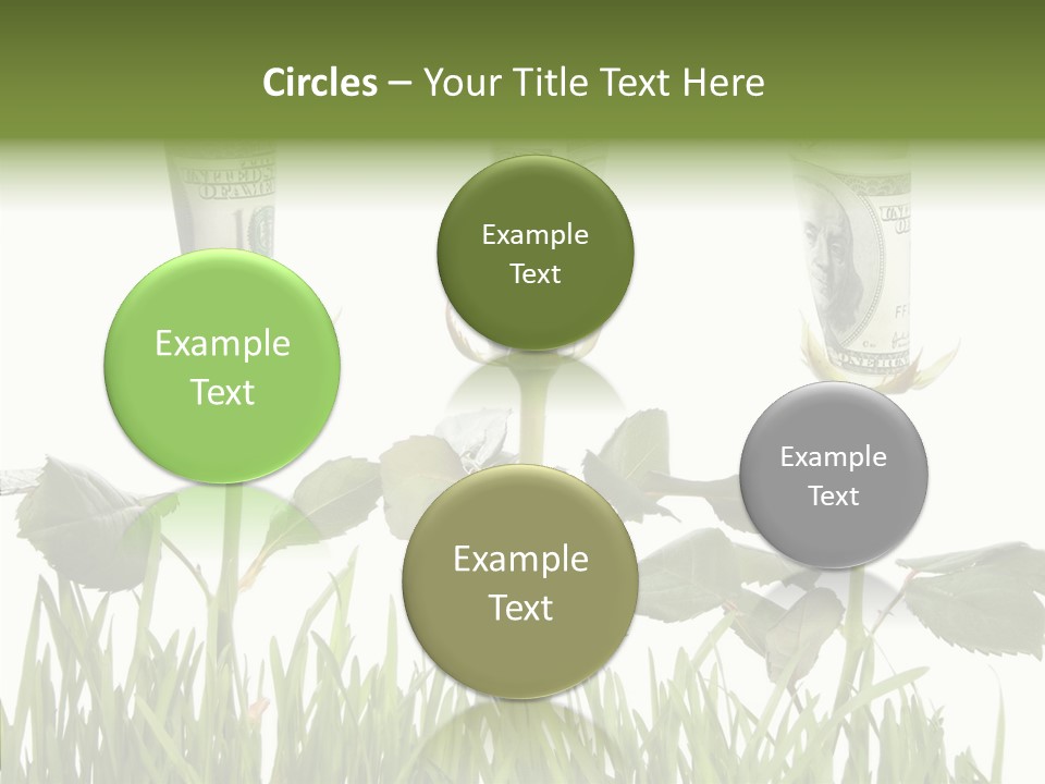 Senior  Background Holding Hands PowerPoint Template