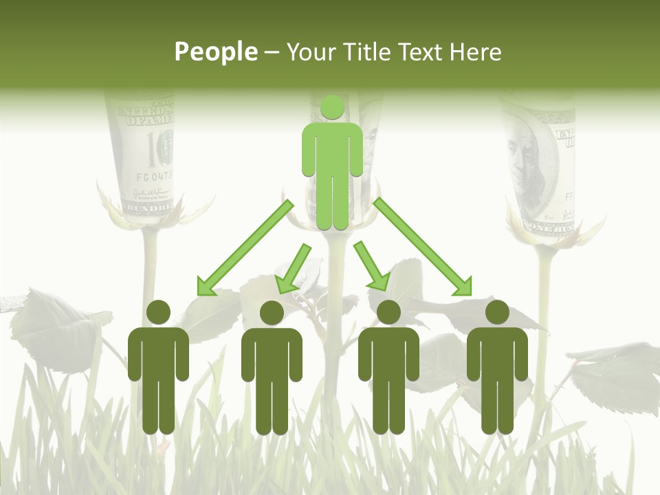 Senior  Background Holding Hands PowerPoint Template