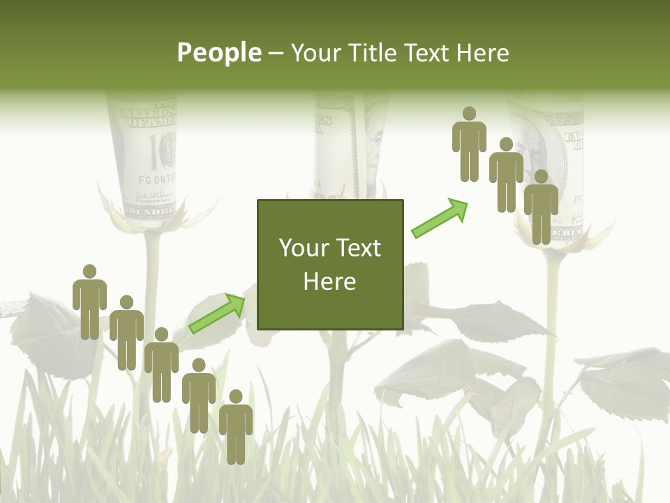 Senior  Background Holding Hands PowerPoint Template