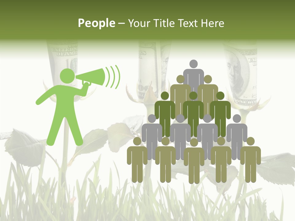 Senior  Background Holding Hands PowerPoint Template