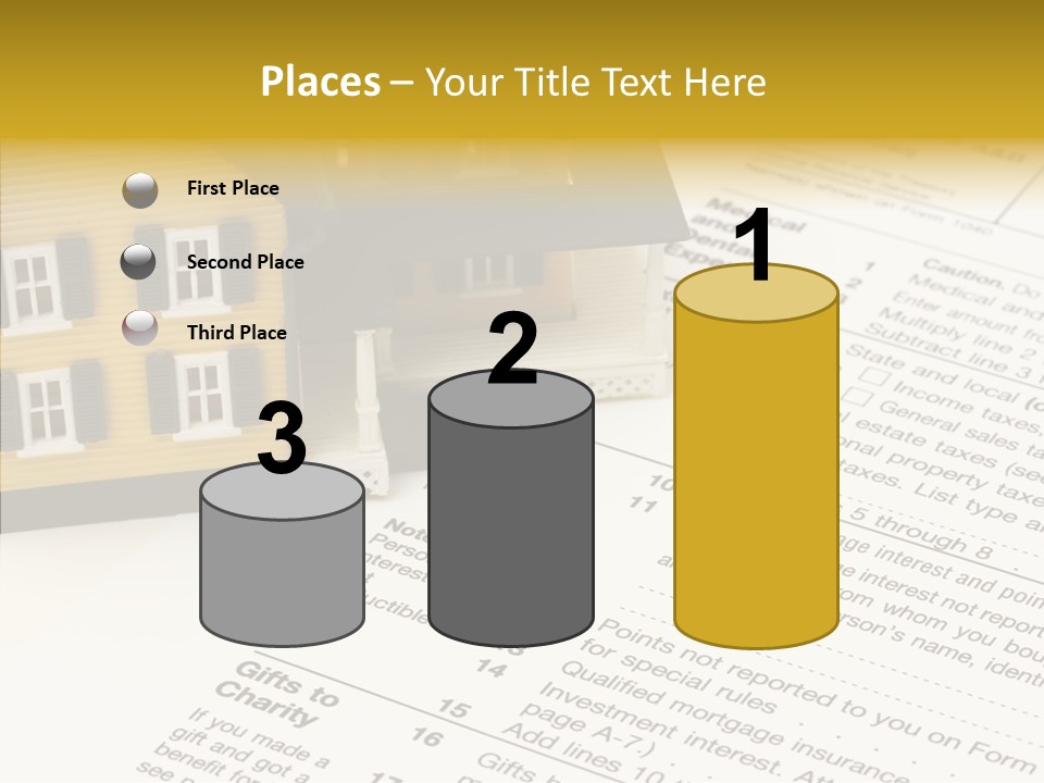 Young Caregiver Hold PowerPoint Template