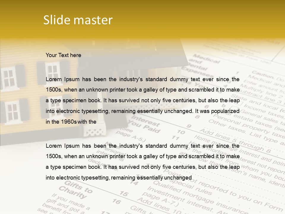 Young Caregiver Hold PowerPoint Template