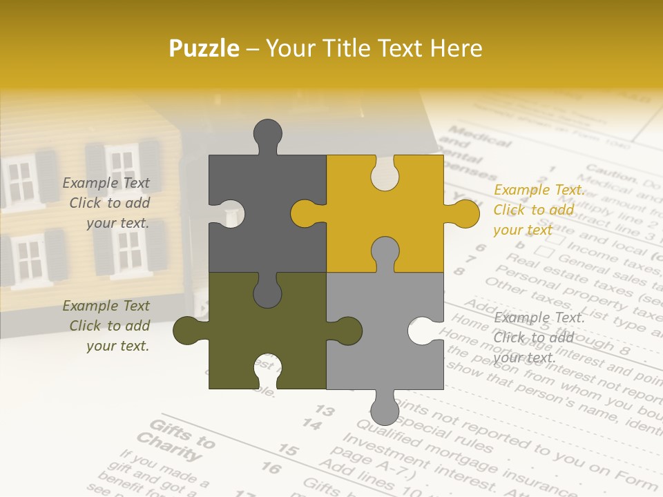 Young Caregiver Hold PowerPoint Template