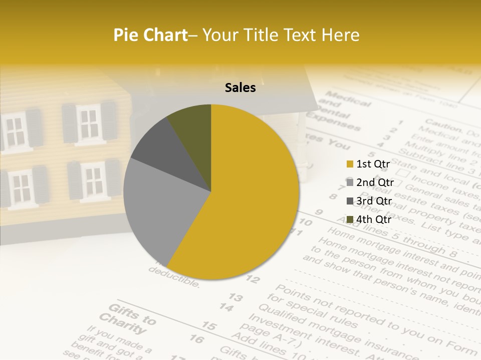 Young Caregiver Hold PowerPoint Template
