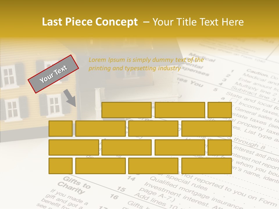 Young Caregiver Hold PowerPoint Template