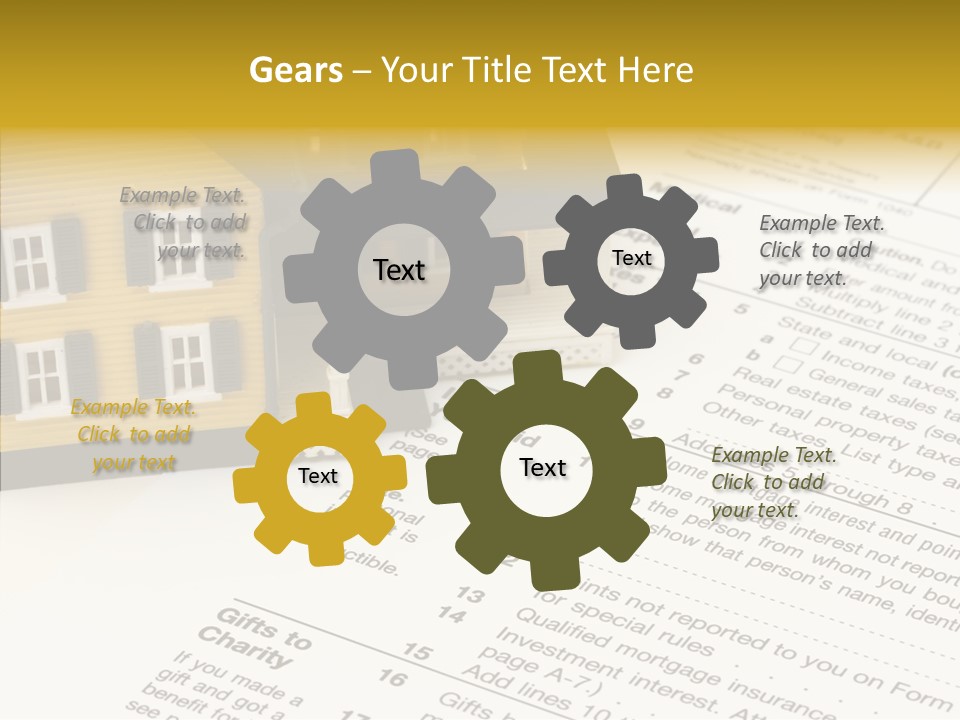 Young Caregiver Hold PowerPoint Template