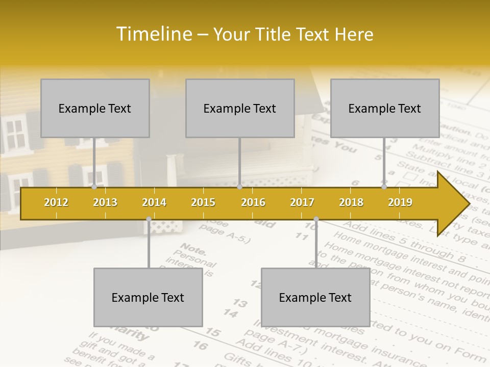Young Caregiver Hold PowerPoint Template