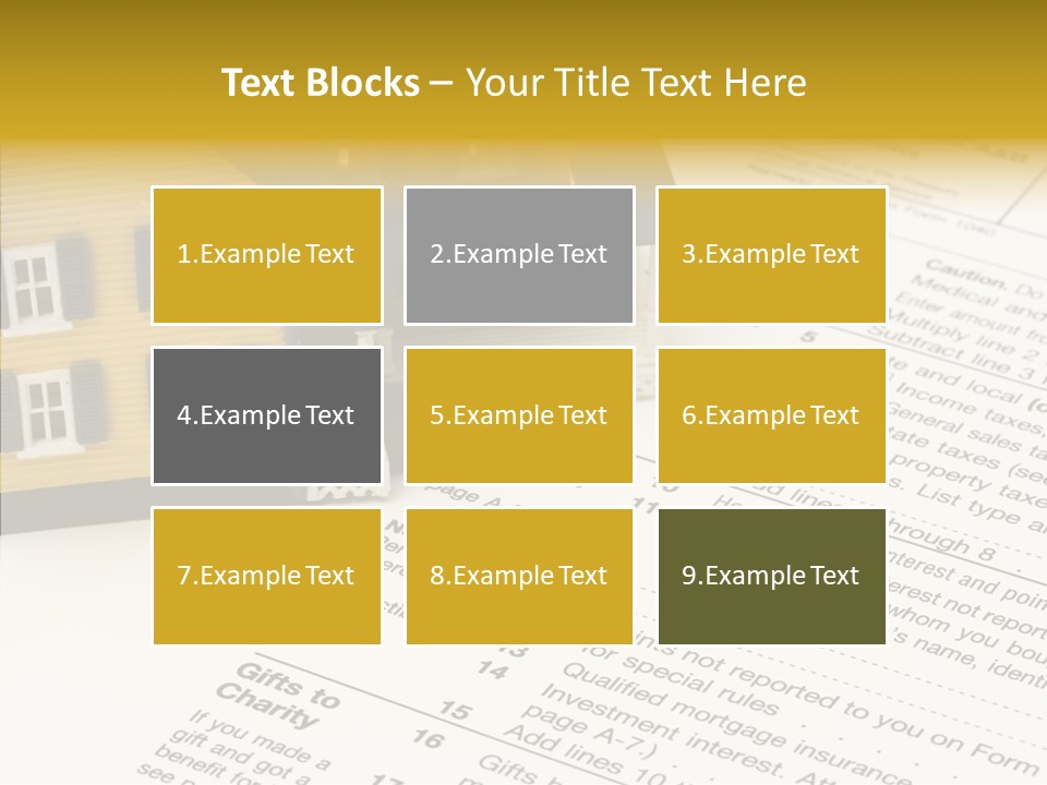 Young Caregiver Hold PowerPoint Template